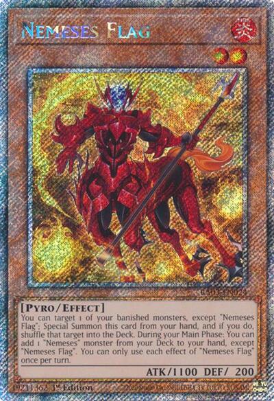 Nemeses Flag (Platinum Secret Rare) (RA03-EN024) [Quarter Century Bonanza]