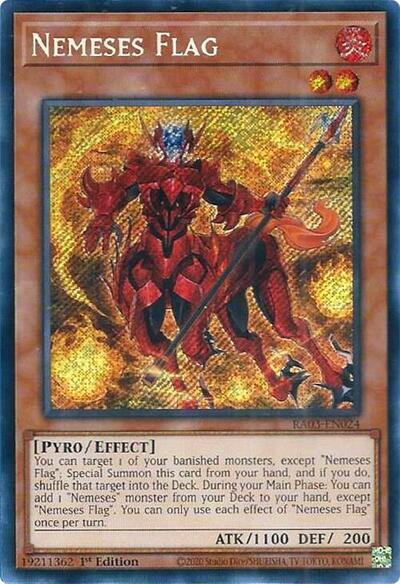 Nemeses Flag (Secret Rare) (RA03-EN024) [Quarter Century Bonanza]
