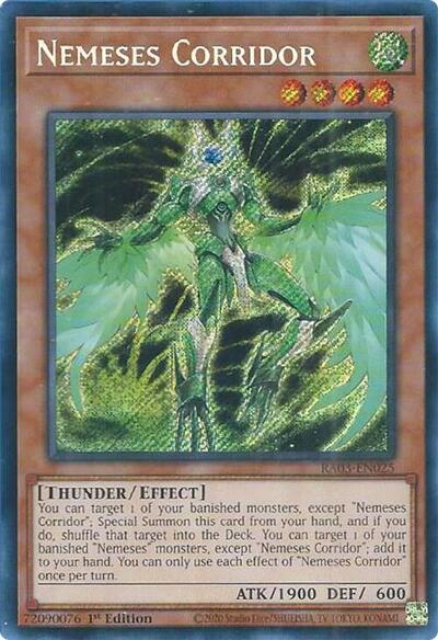 Nemeses Corridor (Secret Rare) (RA03-EN025) [Quarter Century Bonanza]