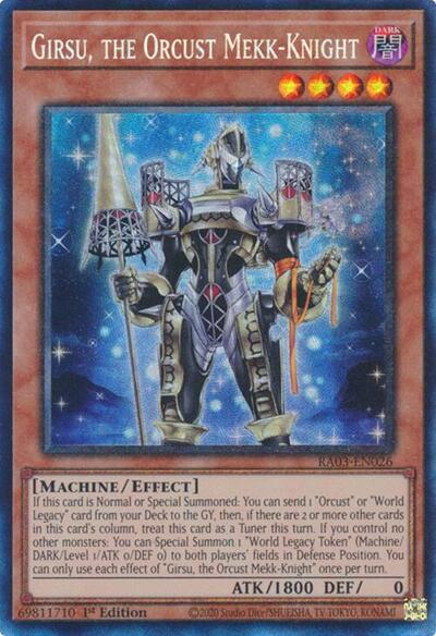 Girsu, the Orcust Mekk-Knight (PCR) (RA03-EN026) [Quarter Century Bonanza]