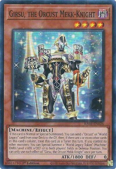 Girsu, the Orcust Mekk-Knight (RA03-EN026) [Quarter Century Bonanza]
