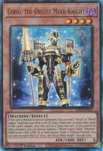 Girsu, the Orcust Mekk-Knight (PUR) (RA03-EN026) [Quarter Century Bonanza]