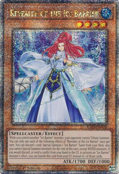 Revealer of the Ice Barrier (Quarter Century Secret Rare) (RA03-EN028) [Quarter Century Bonanza]