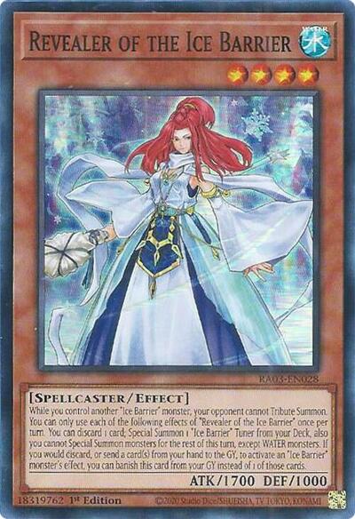 Revealer of the Ice Barrier (RA03-EN028) [Quarter Century Bonanza]