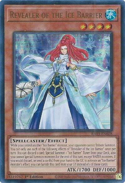 Revealer of the Ice Barrier (UR) (RA03-EN028) [Quarter Century Bonanza]