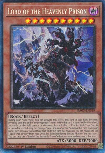 Lord of the Heavenly Prison (PCR) (RA03-EN029) [Quarter Century Bonanza]