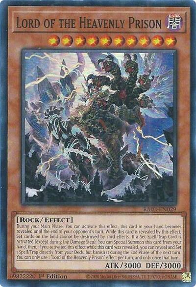 Lord of the Heavenly Prison (RA03-EN029) [Quarter Century Bonanza]