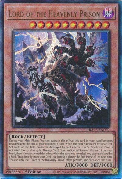 Lord of the Heavenly Prison (PUR) (RA03-EN029) [Quarter Century Bonanza]