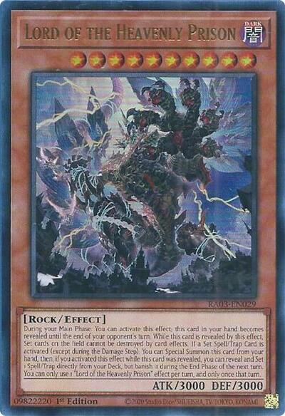 Lord of the Heavenly Prison (UR) (RA03-EN029) [Quarter Century Bonanza]