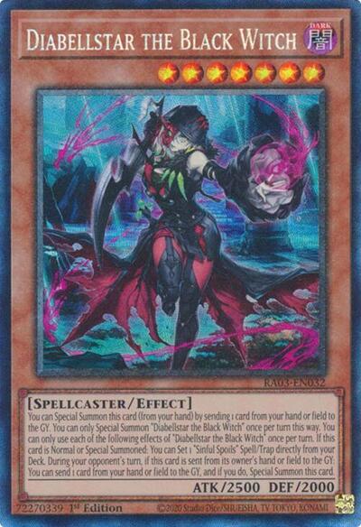 Diabellstar the Black Witch (PCR) (RA03-EN032) [Quarter Century Bonanza]