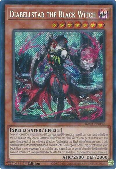 Diabellstar the Black Witch (Secret Rare) (RA03-EN032) [Quarter Century Bonanza]