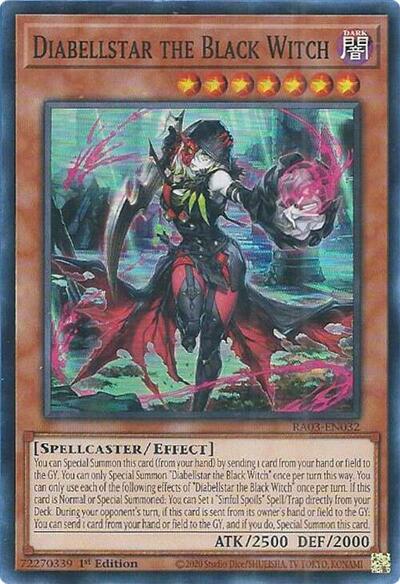Diabellstar the Black Witch (RA03-EN032) [Quarter Century Bonanza]