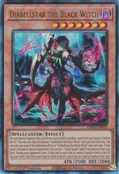 Diabellstar the Black Witch (PUR) (RA03-EN032) [Quarter Century Bonanza]
