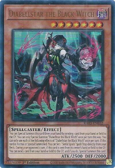 Diabellstar the Black Witch (UR) (RA03-EN032) [Quarter Century Bonanza]