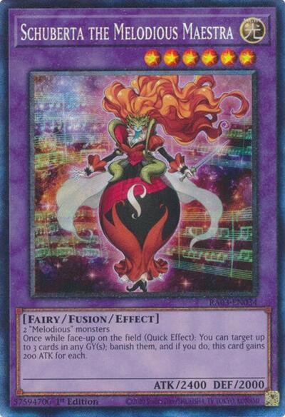 Schuberta the Melodious Maestra (PCR) (RA03-EN034) [Quarter Century Bonanza]