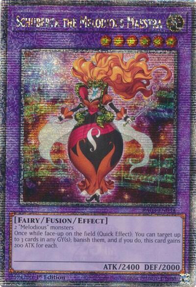 Schuberta the Melodious Maestra (Quarter Century Secret Rare) (RA03-EN034) [Quarter Century Bonanza]