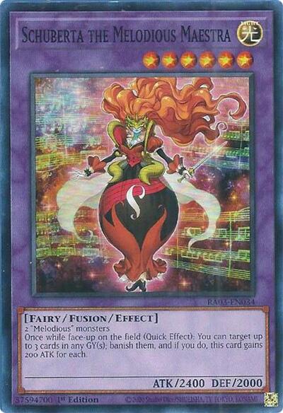 Schuberta the Melodious Maestra (RA03-EN034) [Quarter Century Bonanza]