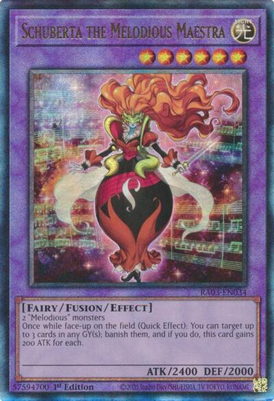 Schuberta the Melodious Maestra (PUR) (RA03-EN034) [Quarter Century Bonanza]