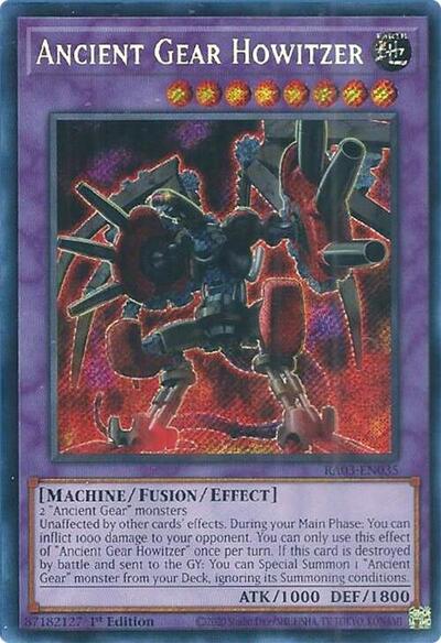 Ancient Gear Howitzer (Secret Rare) (RA03-EN035) [Quarter Century Bonanza]