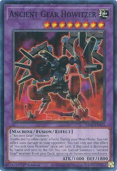 Ancient Gear Howitzer (RA03-EN035) [Quarter Century Bonanza]
