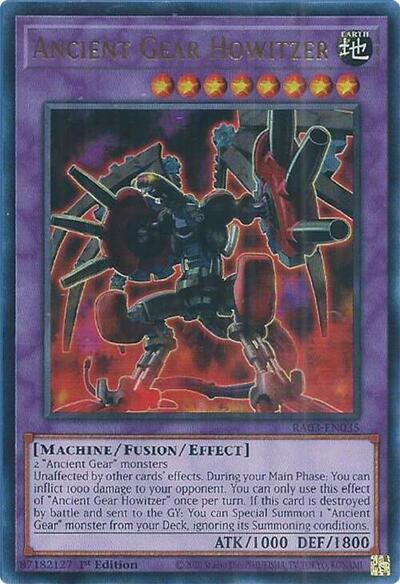 Ancient Gear Howitzer (UR) (RA03-EN035) [Quarter Century Bonanza]