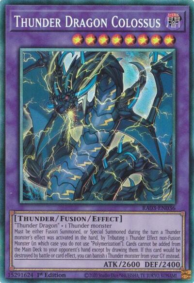 Thunder Dragon Colossus (PCR) (RA03-EN036) [Quarter Century Bonanza]