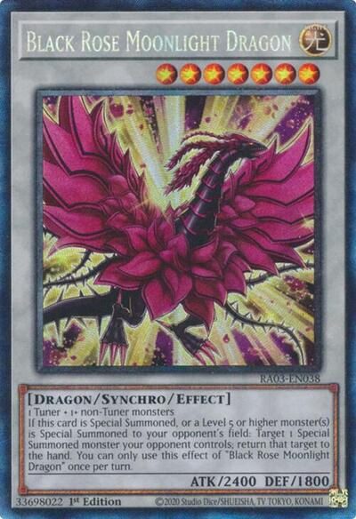 Black Rose Moonlight Dragon (PCR) (RA03-EN038) [Quarter Century Bonanza]