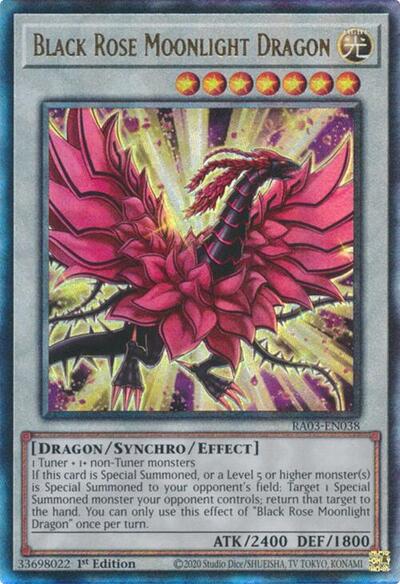 Black Rose Moonlight Dragon (PUR) (RA03-EN038) [Quarter Century Bonanza]