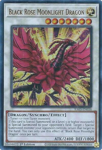 Black Rose Moonlight Dragon (UR) (RA03-EN038) [Quarter Century Bonanza]