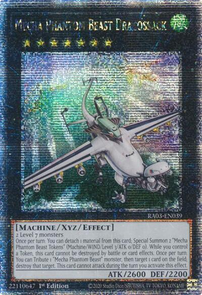 Mecha Phantom Beast Dracossack (Quarter Century Secret Rare) (RA03-EN039) [Quarter Century Bonanza]