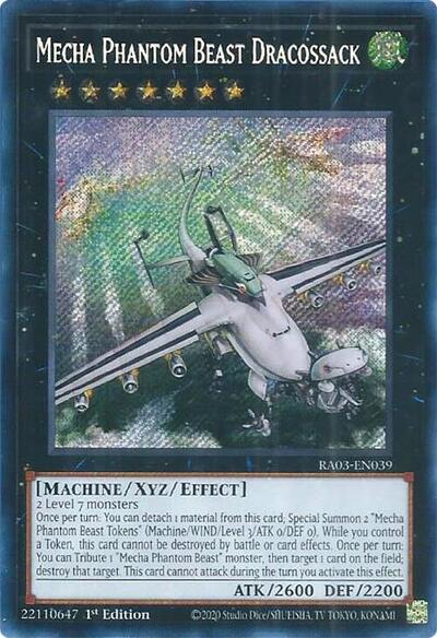 Mecha Phantom Beast Dracossack (Secret Rare) (RA03-EN039) [Quarter Century Bonanza]