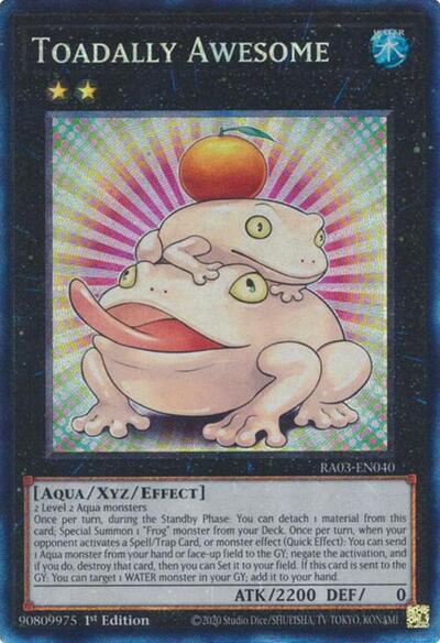 Toadally Awesome (PCR) (RA03-EN040) [Quarter Century Bonanza]