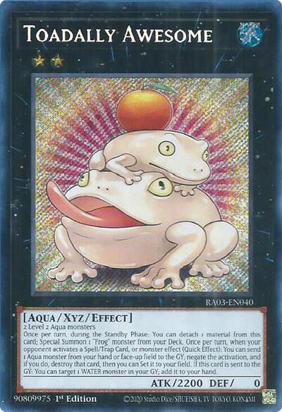 Toadally Awesome (Secret Rare) (RA03-EN040) [Quarter Century Bonanza]