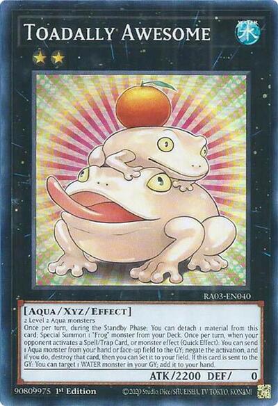Toadally Awesome (RA03-EN040) [Quarter Century Bonanza]
