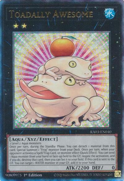 Toadally Awesome (PUR) (RA03-EN040) [Quarter Century Bonanza]