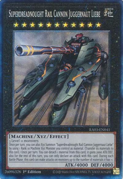 Superdreadnought Rail Cannon Juggernaut Liebe (PCR) (RA03-EN041) [Quarter Century Bonanza]