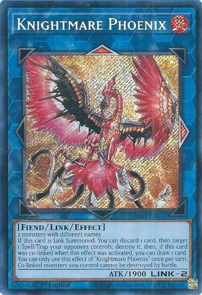 Knightmare Phoenix (Secret Rare) (RA03-EN042) [Quarter Century Bonanza]