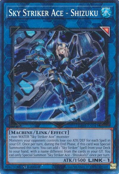 Sky Striker Ace - Shizuku (PCR) (RA03-EN043) [Quarter Century Bonanza]