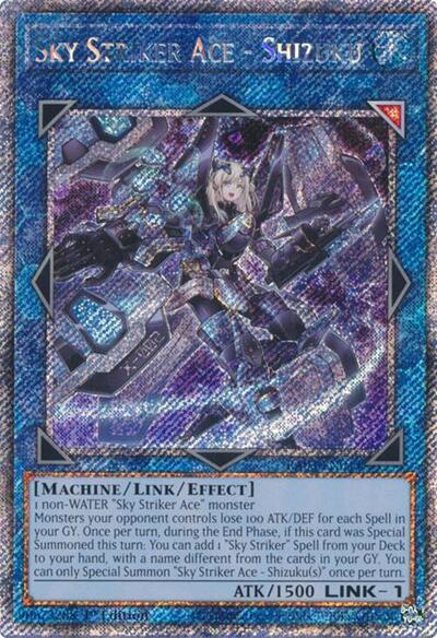 Sky Striker Ace - Shizuku (Platinum Secret Rare) (RA03-EN043) [Quarter Century Bonanza]