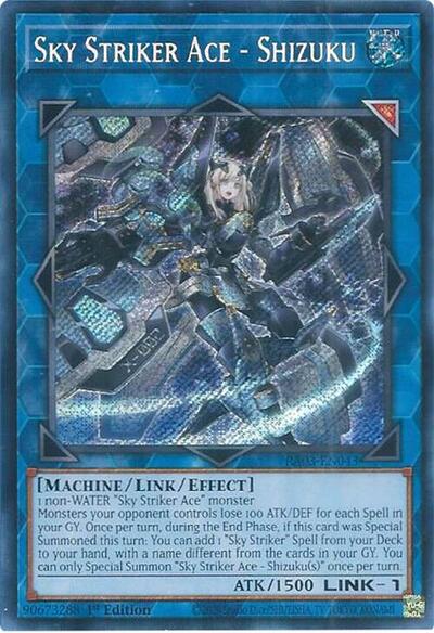 Sky Striker Ace - Shizuku (Secret Rare) (RA03-EN043) [Quarter Century Bonanza]