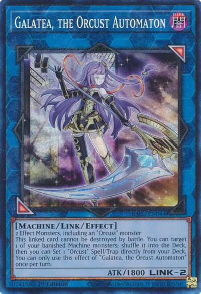 Galatea, the Orcust Automaton (PCR) (RA03-EN044) [Quarter Century Bonanza]