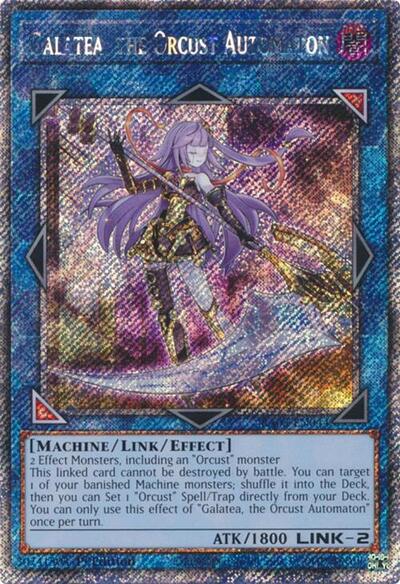 Galatea, the Orcust Automaton (Platinum Secret Rare) (RA03-EN044) [Quarter Century Bonanza]