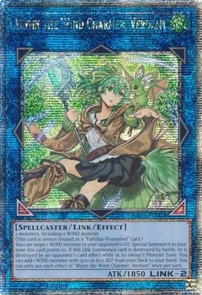 Wynn the Wind Charmer, Verdant (Quarter Century Secret Rare) (RA03-EN045) [Quarter Century Bonanza]