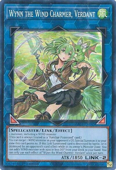 Wynn the Wind Charmer, Verdant (RA03-EN045) [Quarter Century Bonanza]