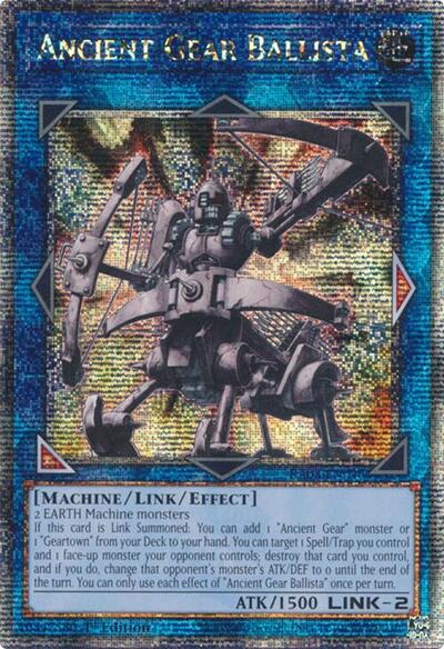 Ancient Gear Ballista (Quarter Century Secret Rare) (RA03-EN046) [Quarter Century Bonanza]