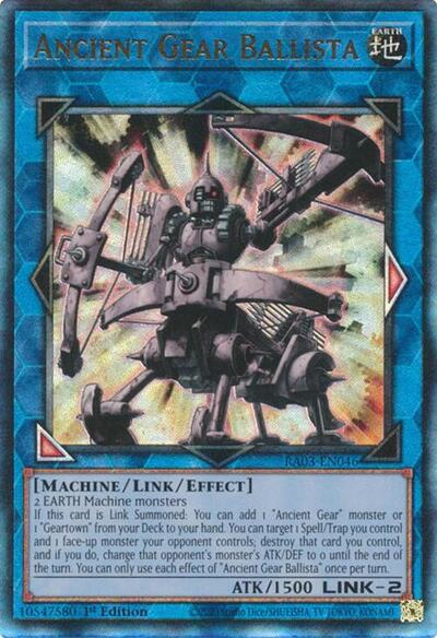 Ancient Gear Ballista (PUR) (RA03-EN046) [Quarter Century Bonanza]