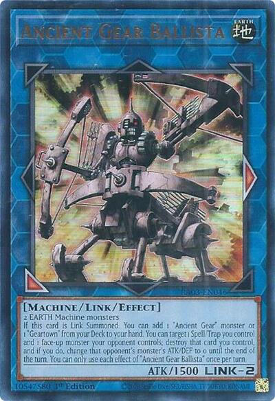 Ancient Gear Ballista (UR) (RA03-EN046) [Quarter Century Bonanza]