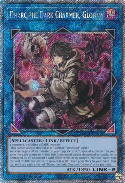 Dharc the Dark Charmer, Gloomy (Platinum Secret Rare) (RA03-EN048) [Quarter Century Bonanza]