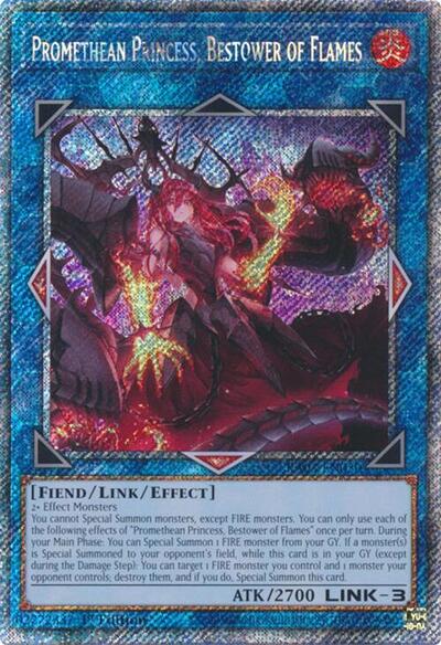 Promethean Princess, Bestower of Flames (Platinum Secret Rare) (RA03-EN050) [Quarter Century Bonanza]