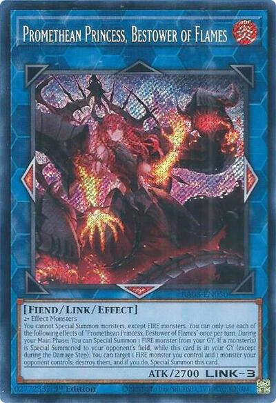 Promethean Princess, Bestower of Flames (Secret Rare) (RA03-EN050) [Quarter Century Bonanza]
